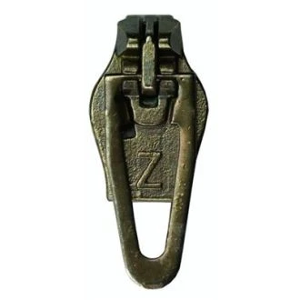 Ritssluiting 3CB brons voor deelbare nylon spiraalritsen van ZlideOn 081.10337