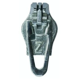 Ritssluiting 4C zilver voor deelbare nylon spiraalritsen van ZlideOn 081.10403