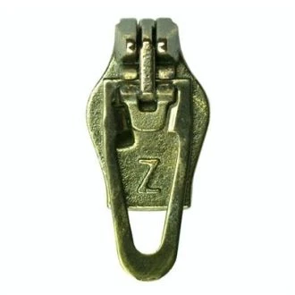 Ritssluiting 4C2 brons voor deelbare blinde ritsen van ZlideOn 081.10417