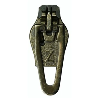 Ritssluiting 5B brons voor blokjesritsen van ZlideOn 081.10537