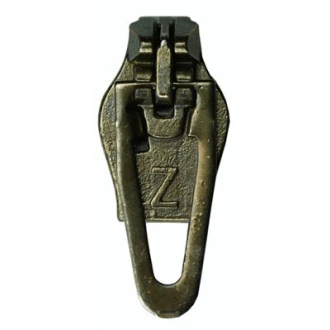 Ritssluiting 5C brons voor spiraalritsen van ZlideOn 081.10557