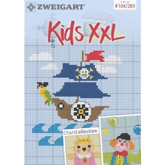 Kids XXL borduur patronen boek 104/283 van ZWEIGART