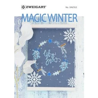 StickIdeen Magic Winter borduurpatonenboek 104-315 van ZWEIGART PN-0186616