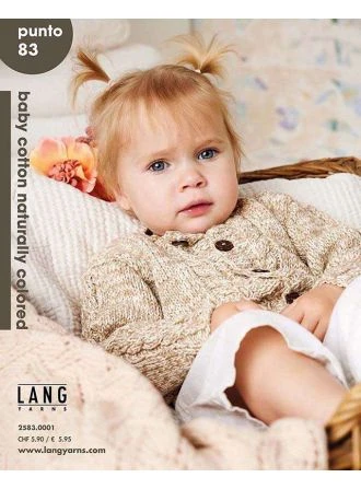 Punto 83 Baby cotton naturally colored breimagazine LANGYARNS 2583.0001