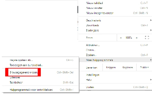 Chrome browsegegevens wissen Chrome browsegegevens wissen