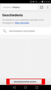 Android chrome browsegegevens wissen Android chrome browsegegevens wissen